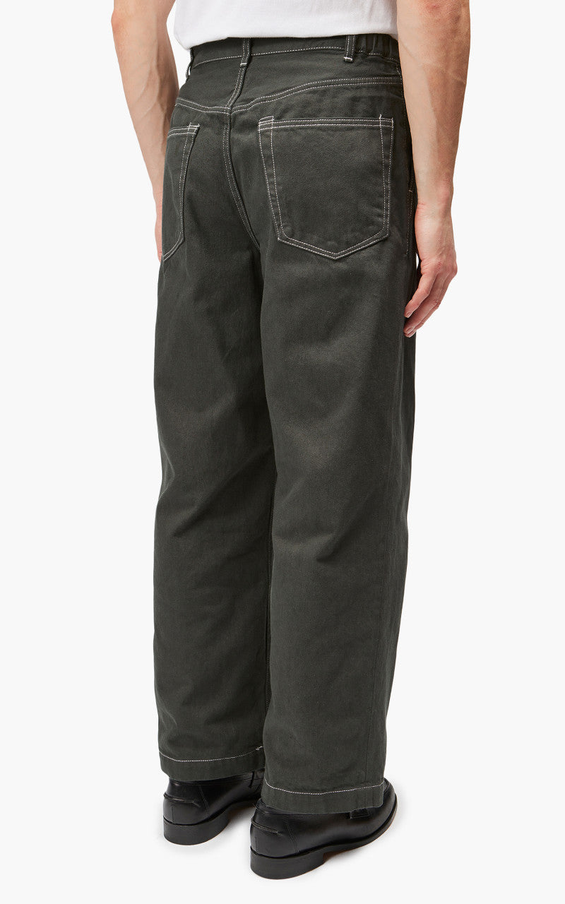 Markaware 'Marka' 1-Tuck Crease Jeans Green
