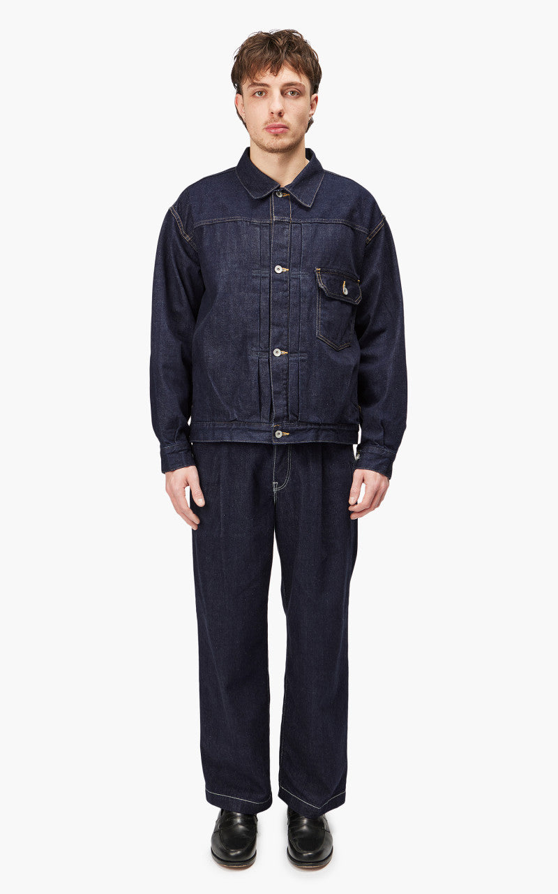 Markaware 'Marka' 1-Tuck Crease Jeans Indigo