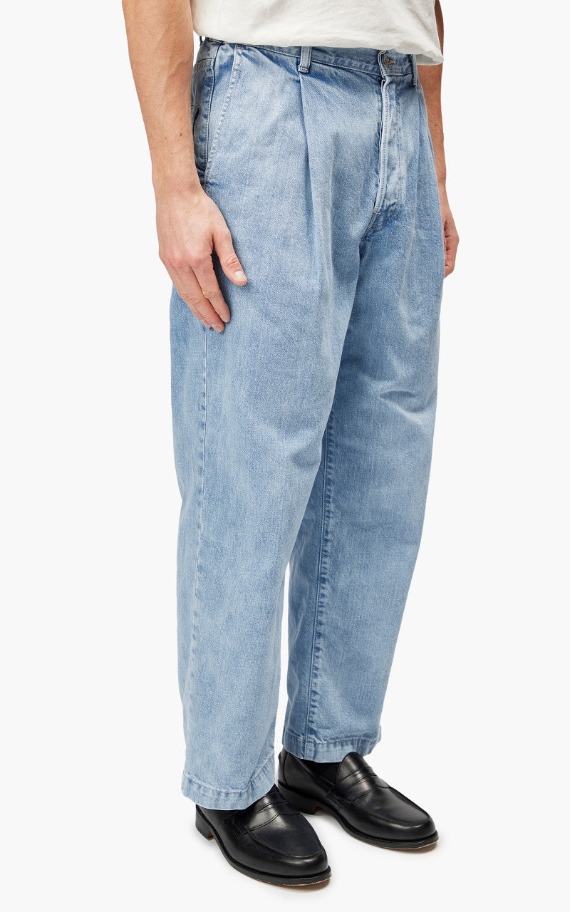 Markaware 'Marka' 1-Tuck Crease Jeans Faded Indigo