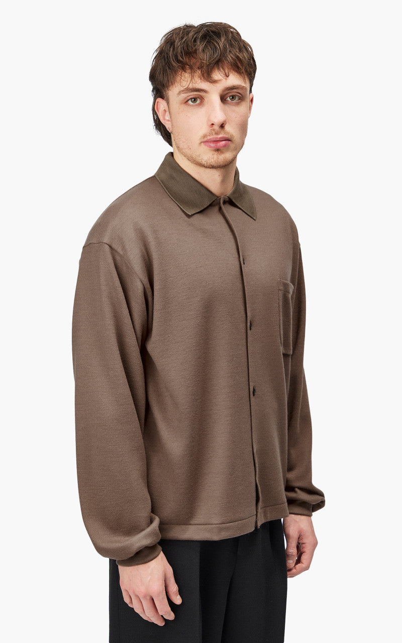 Markaware 'Marka' Polo Cardigan Beige