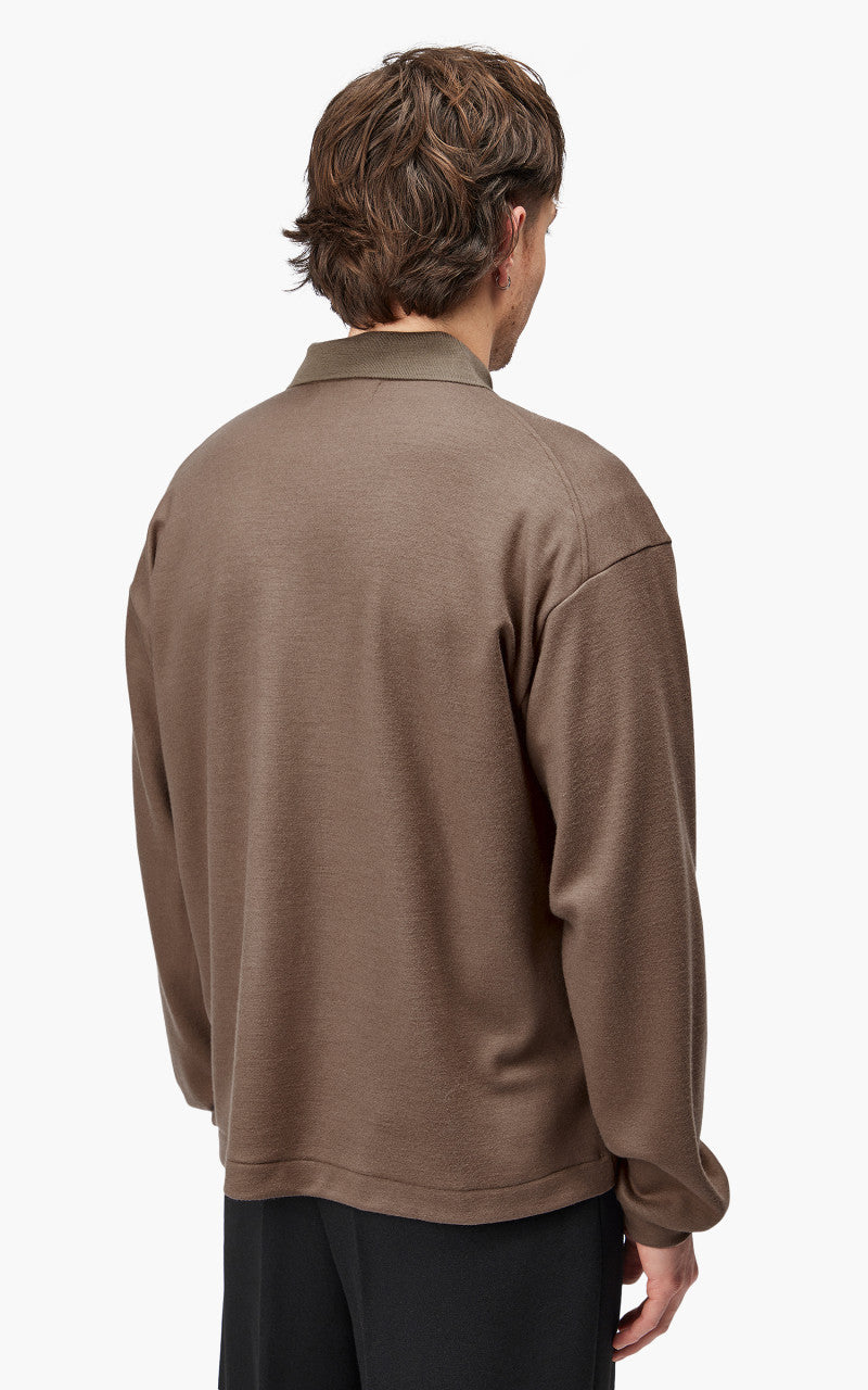 Markaware 'Marka' Polo Cardigan Beige