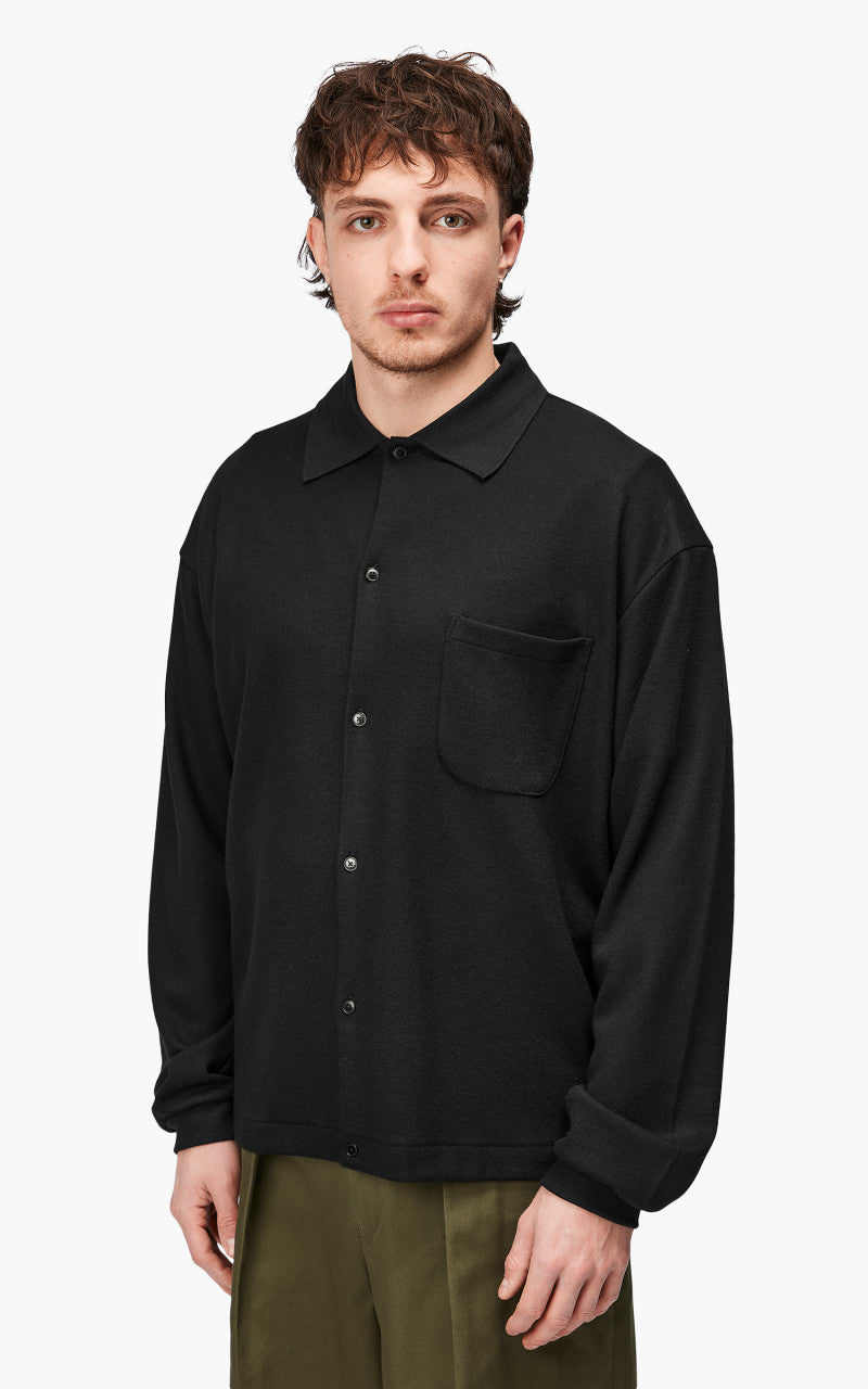 Markaware 'Marka' Polo Cardigan Black