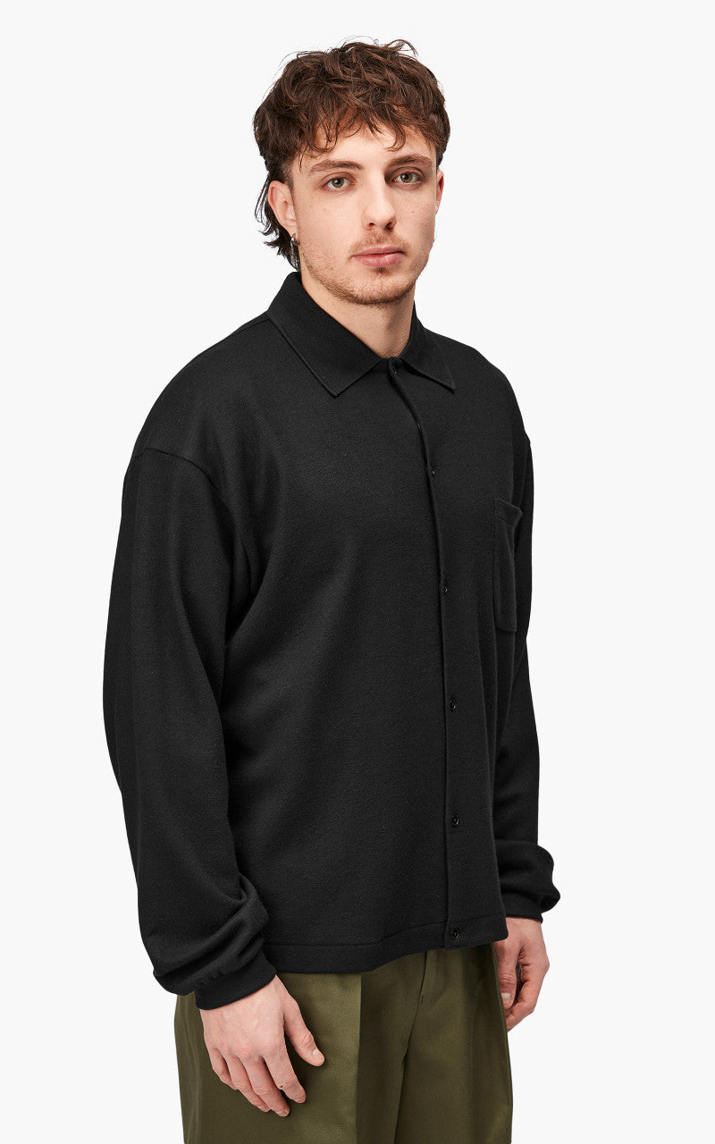 Markaware 'Marka' Polo Cardigan Black