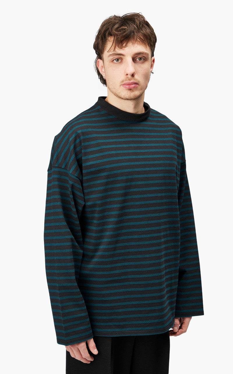 Markaware 'Marka' Oversize Tee L/S Black/Blue