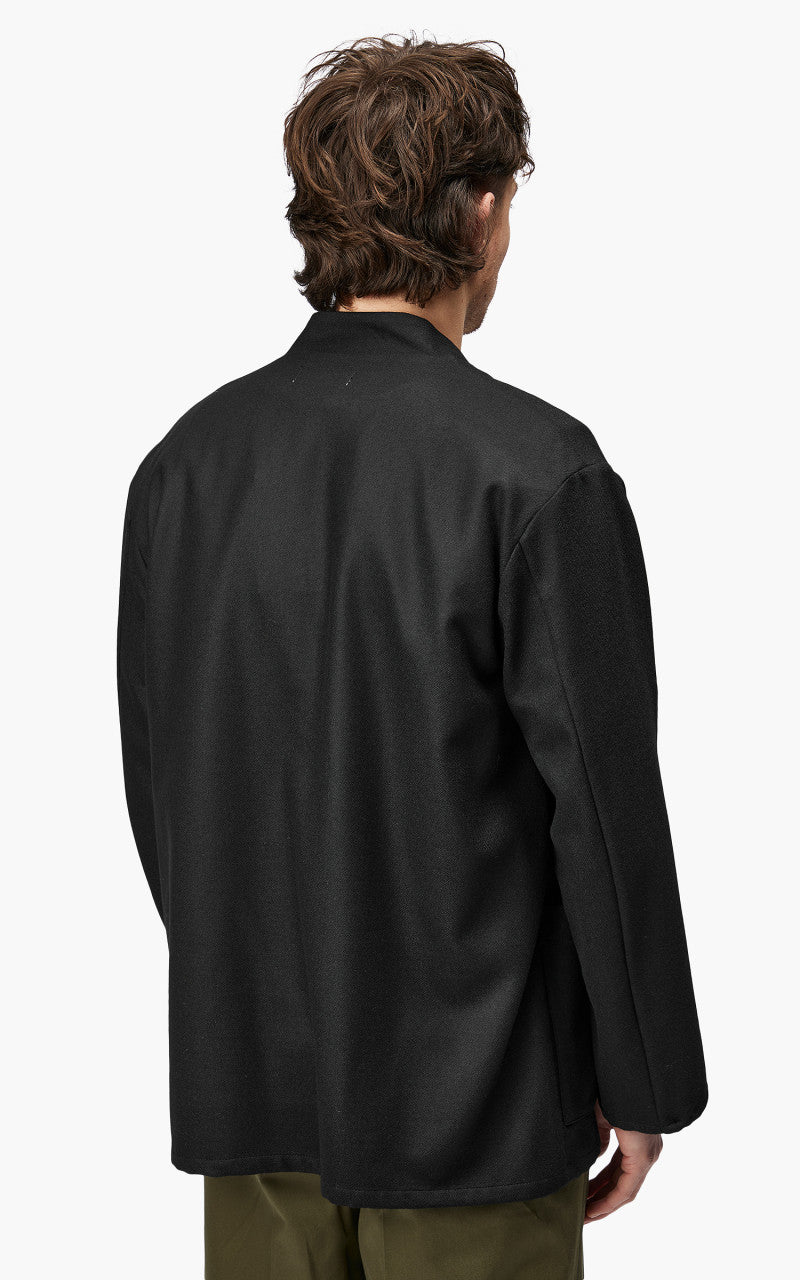 Markaware 'Marka' Lapeless Shirt Jacket Black