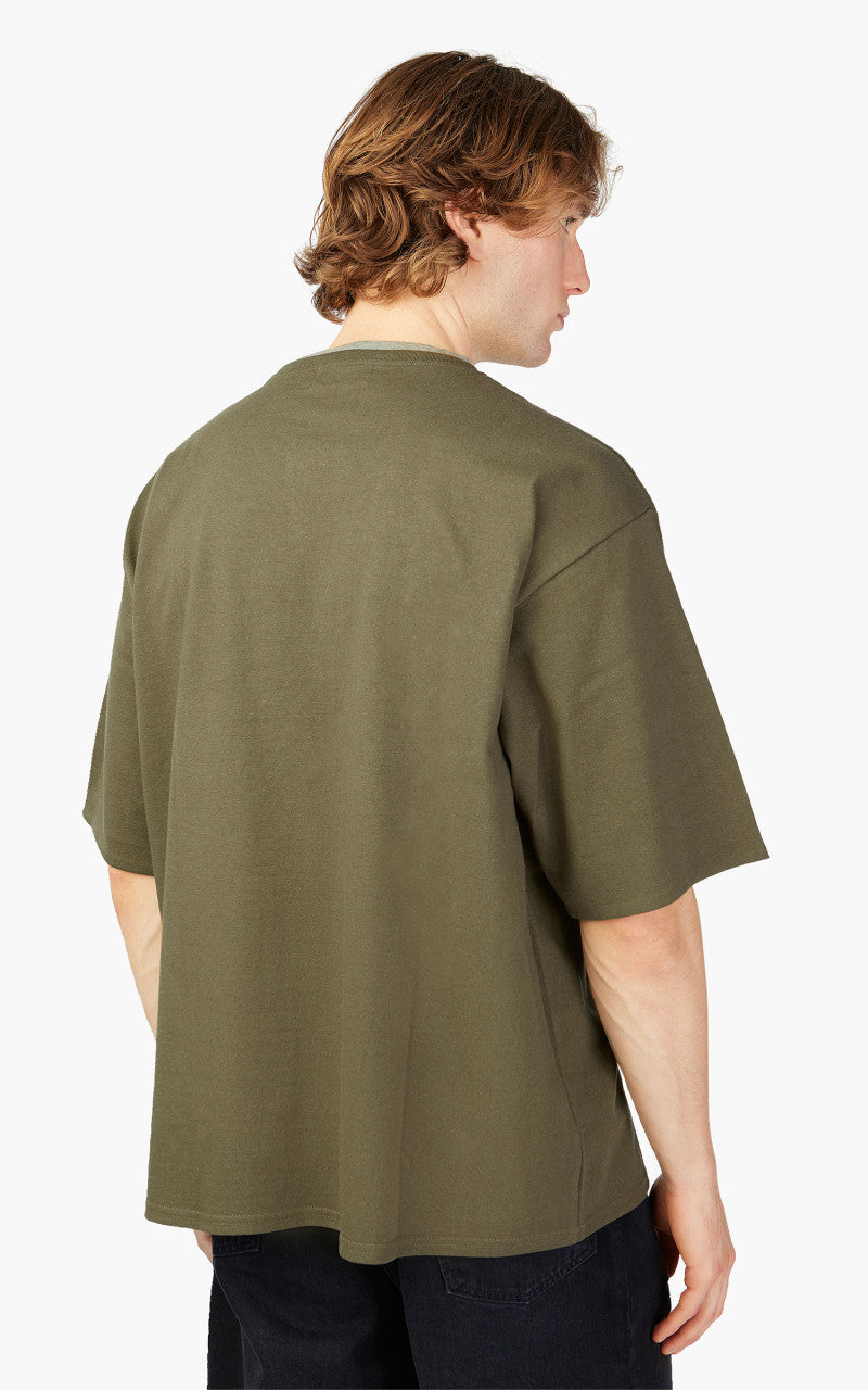 Markaware 'Marka' Layered Tee Olive