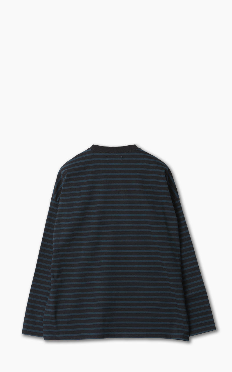 Markaware 'Marka' Oversize Tee L/S Black/Blue