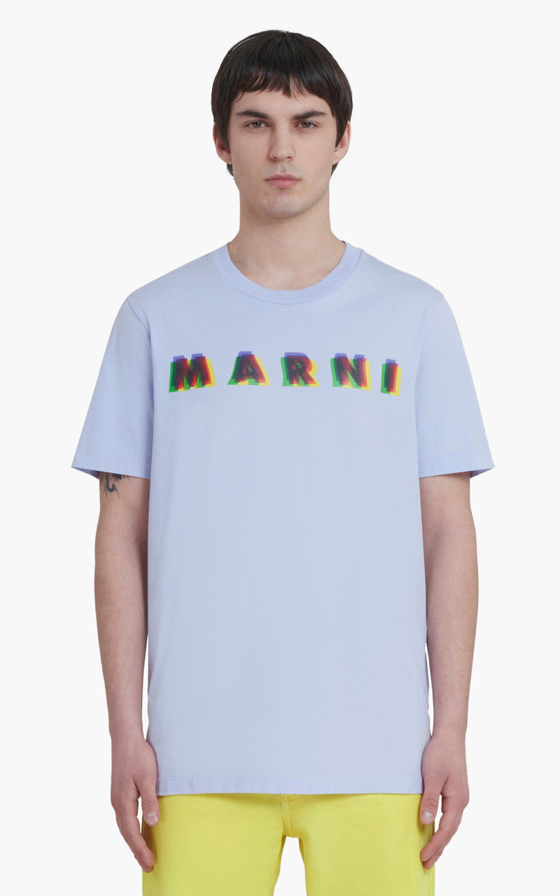 Marni Logo T-Shirt Blue