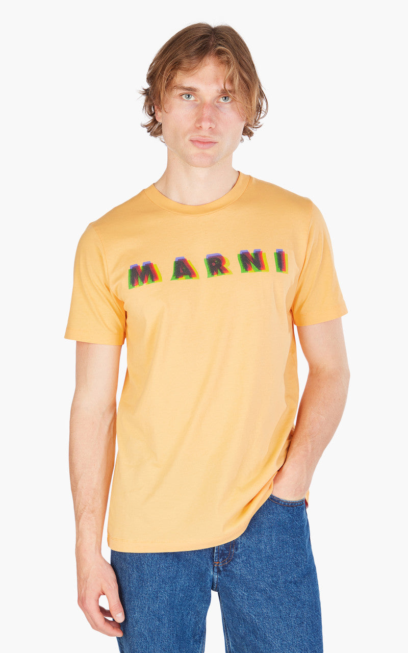 Marni Logo T-Shirt Orange