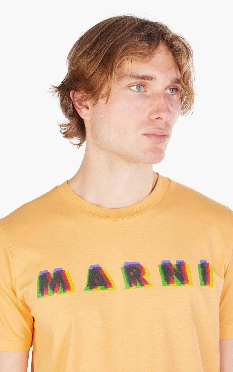 Marni Logo T-Shirt Orange