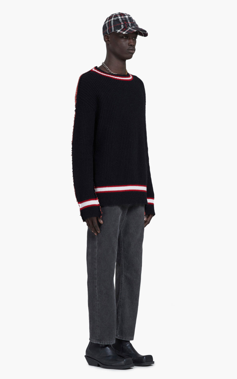 Marni Maglia Cirocollo Half College Knit Black
