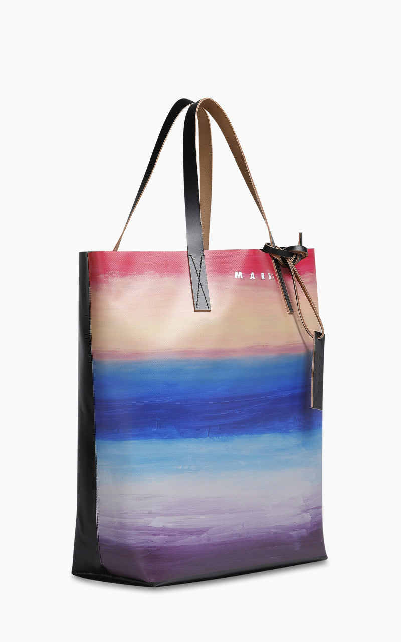 Marni Tribeca Shopping Bag Dark Side Of The Moon Print