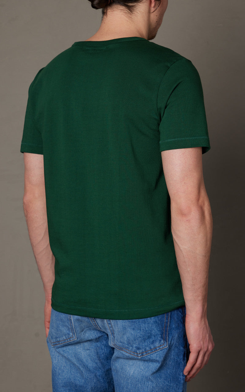 Merz b. Schwanen 215 Heavyweight Crew Neck Tee Classic Green