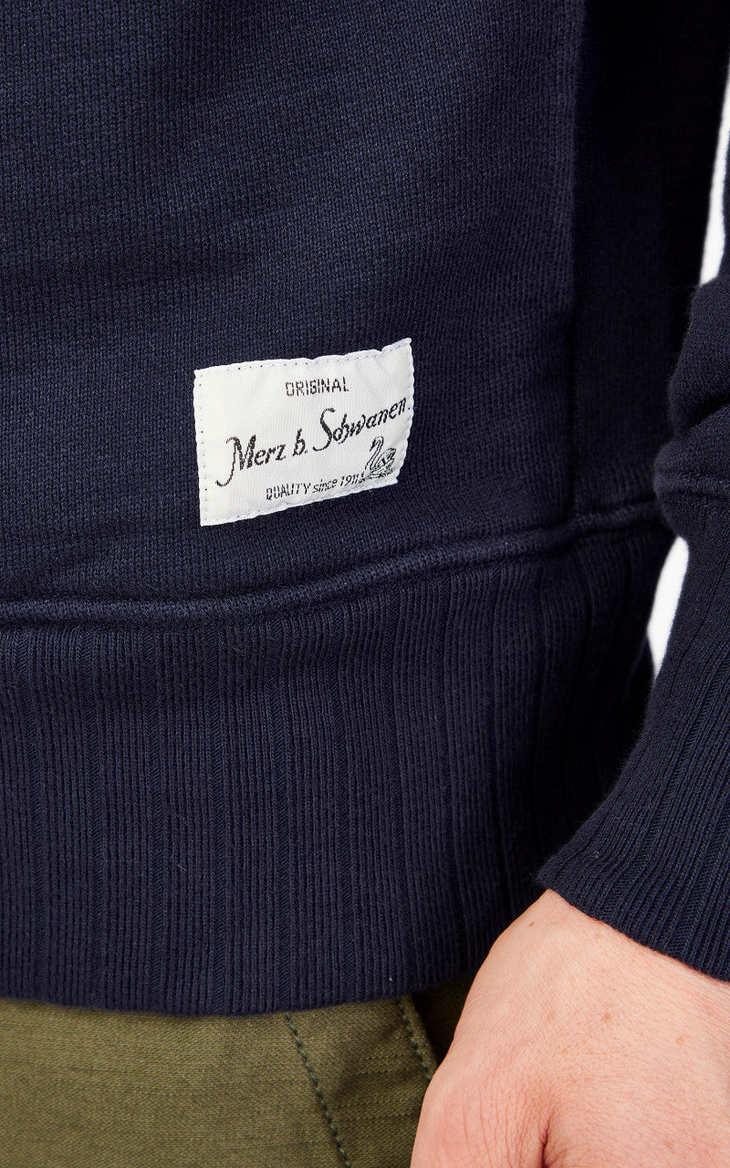 Merz b. Schwanen RFHD01 Hoodie Dark Navy