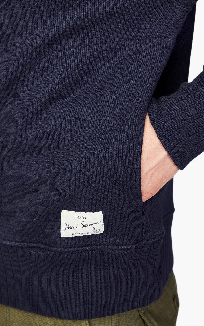 Merz b. Schwanen RFHD01 Hoodie Dark Navy