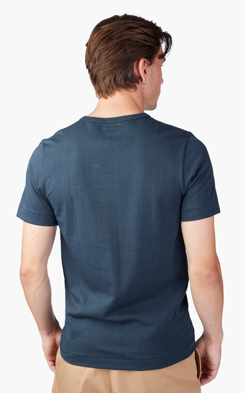 Merz b. Schwanen 1950s Crew Neck Tee Mineral Blue