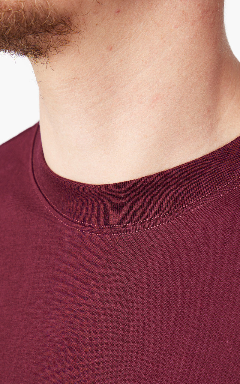 Merz b. Schwanen 1940s Crew Neck Tee Ruby Red