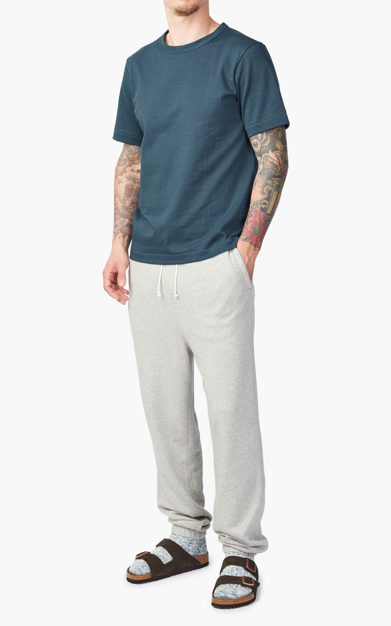 Merz b. Schwanen 214 Crew Neck Tee Mineral Blue