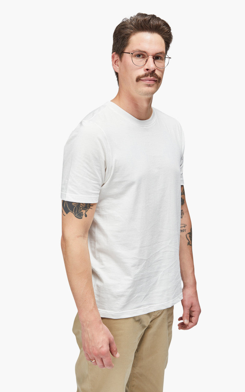 Merz b. Schwanen 1940s Crew Neck Tee White