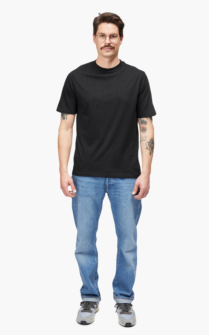 Merz b. Schwanen 1940s Crew Neck Tee Black