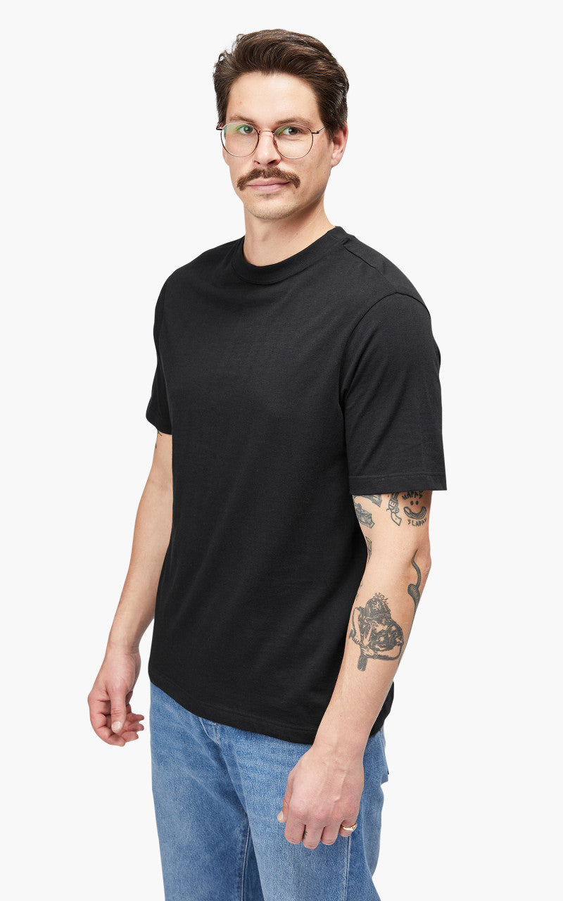 Merz b. Schwanen 1940s Crew Neck Tee Black
