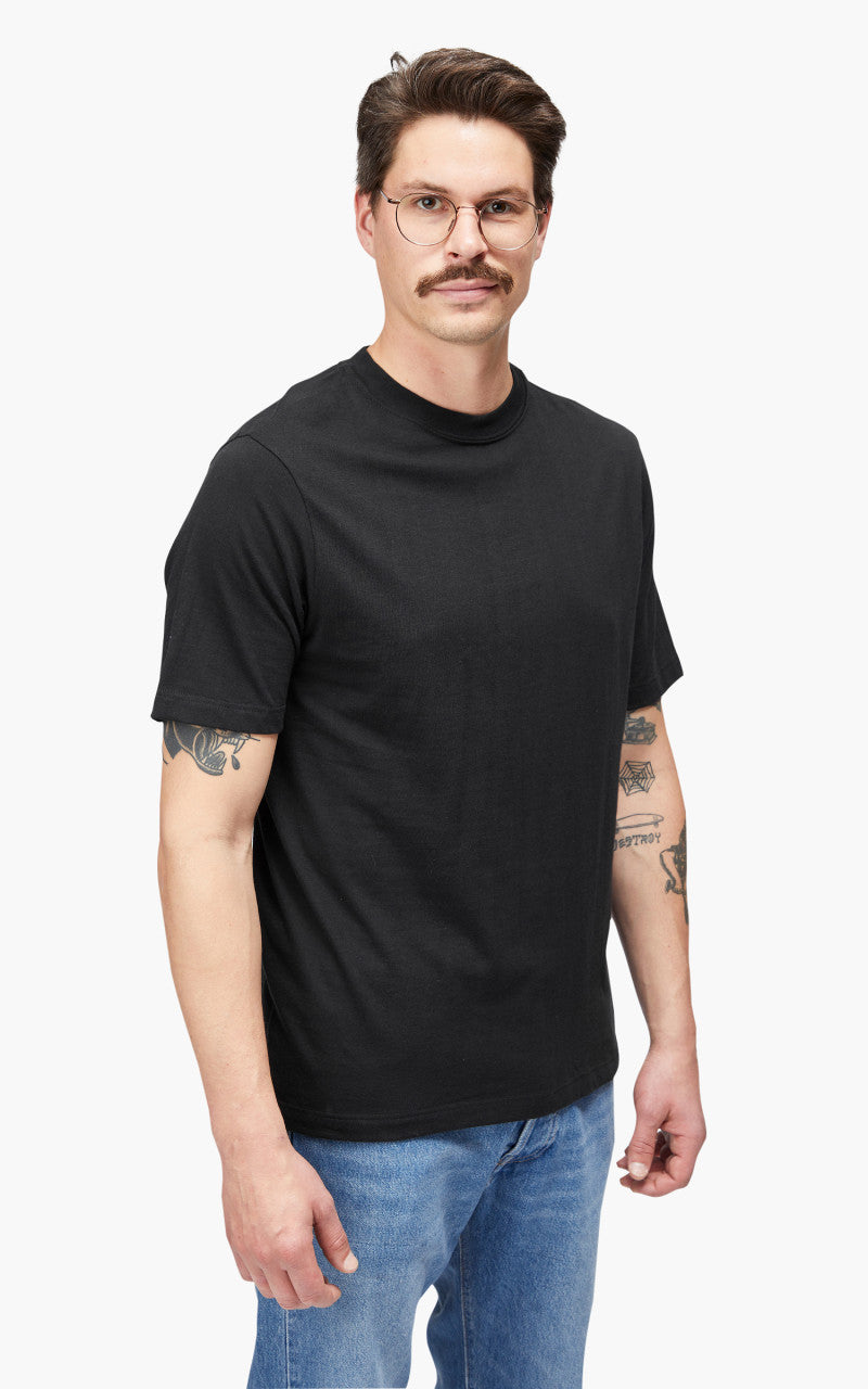 Merz b. Schwanen 1940s Crew Neck Tee Black