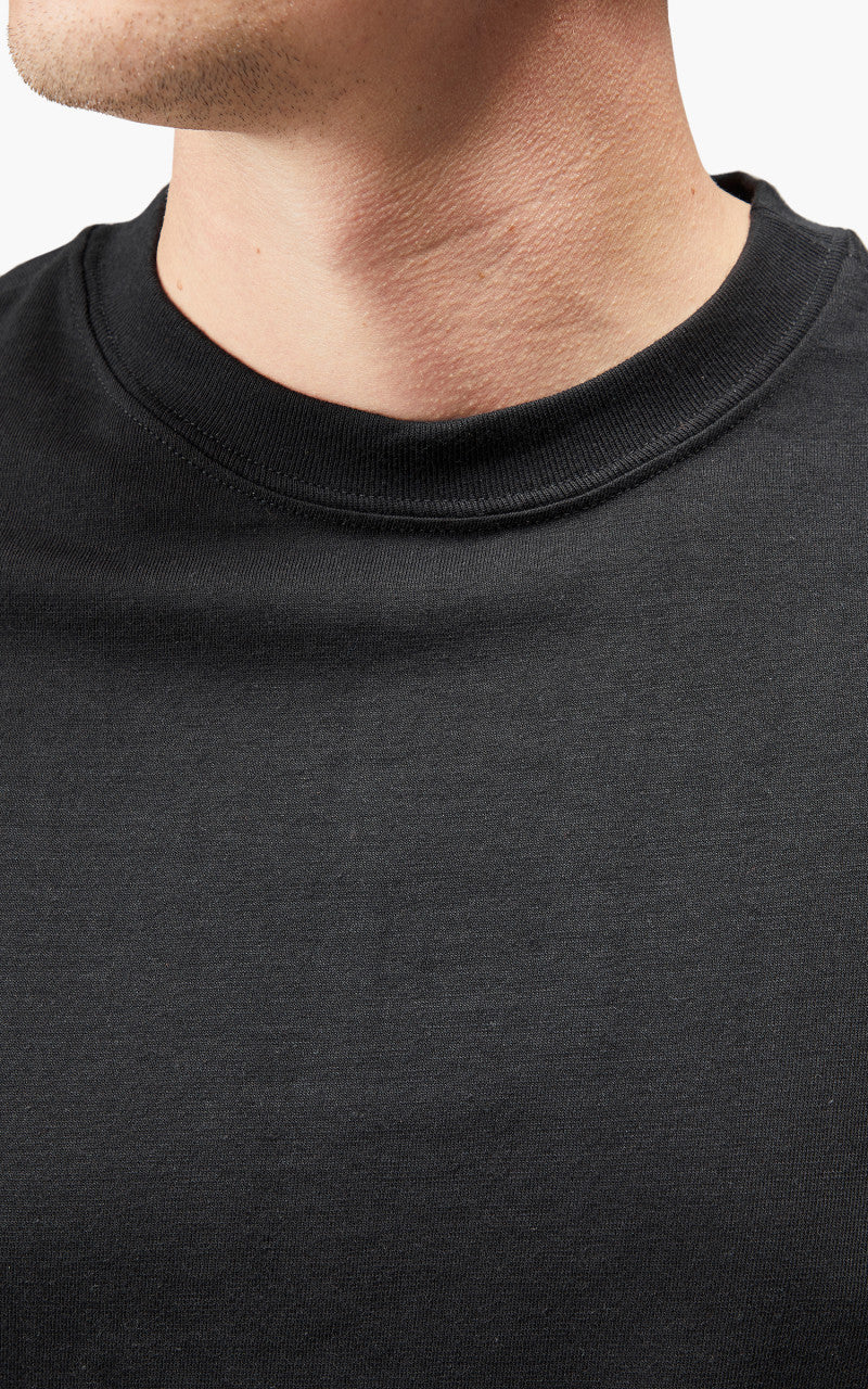 Merz b. Schwanen 1940s Crew Neck Tee Black