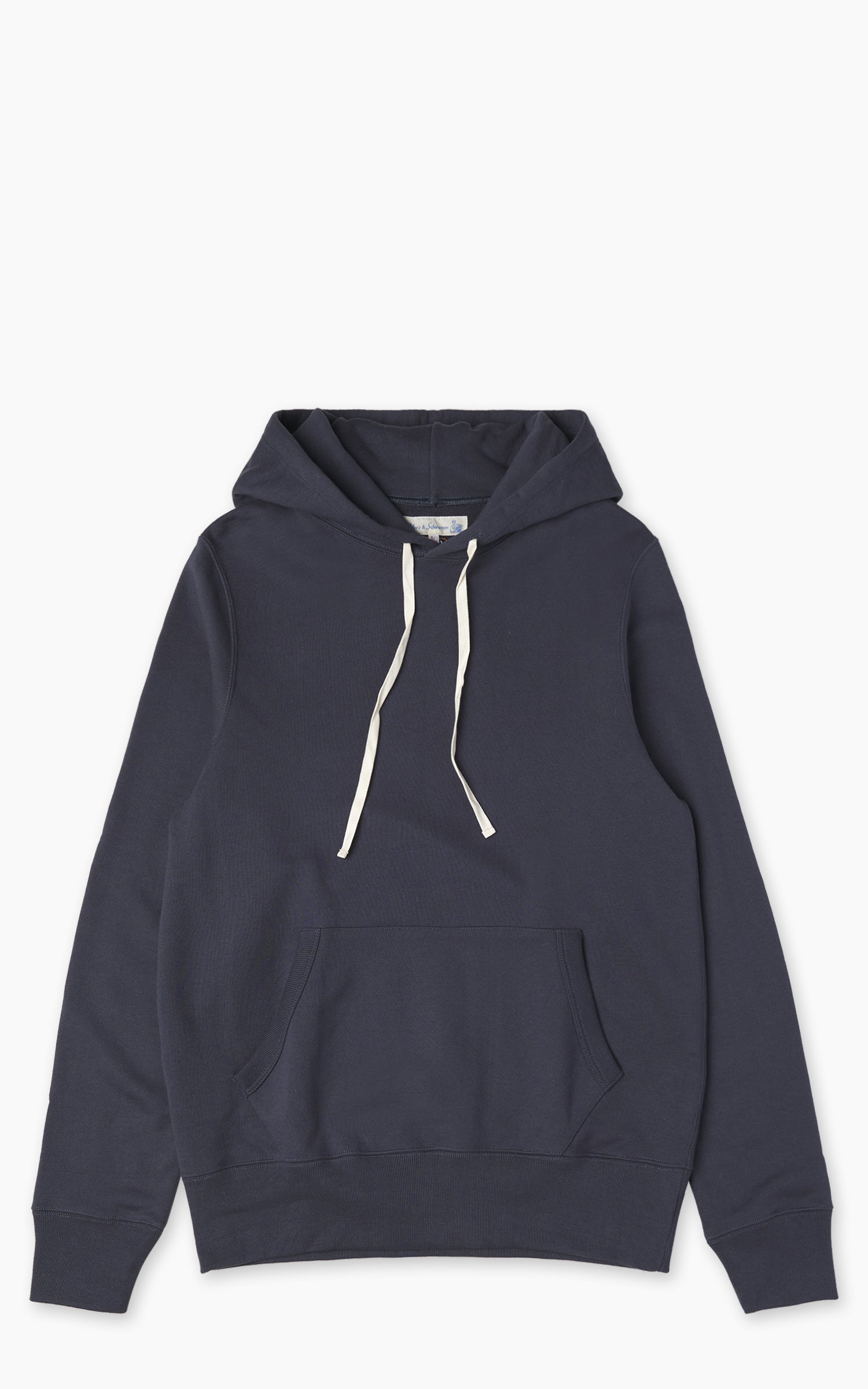 Merz b. Schwanen 382 Hooded Sweater Navy