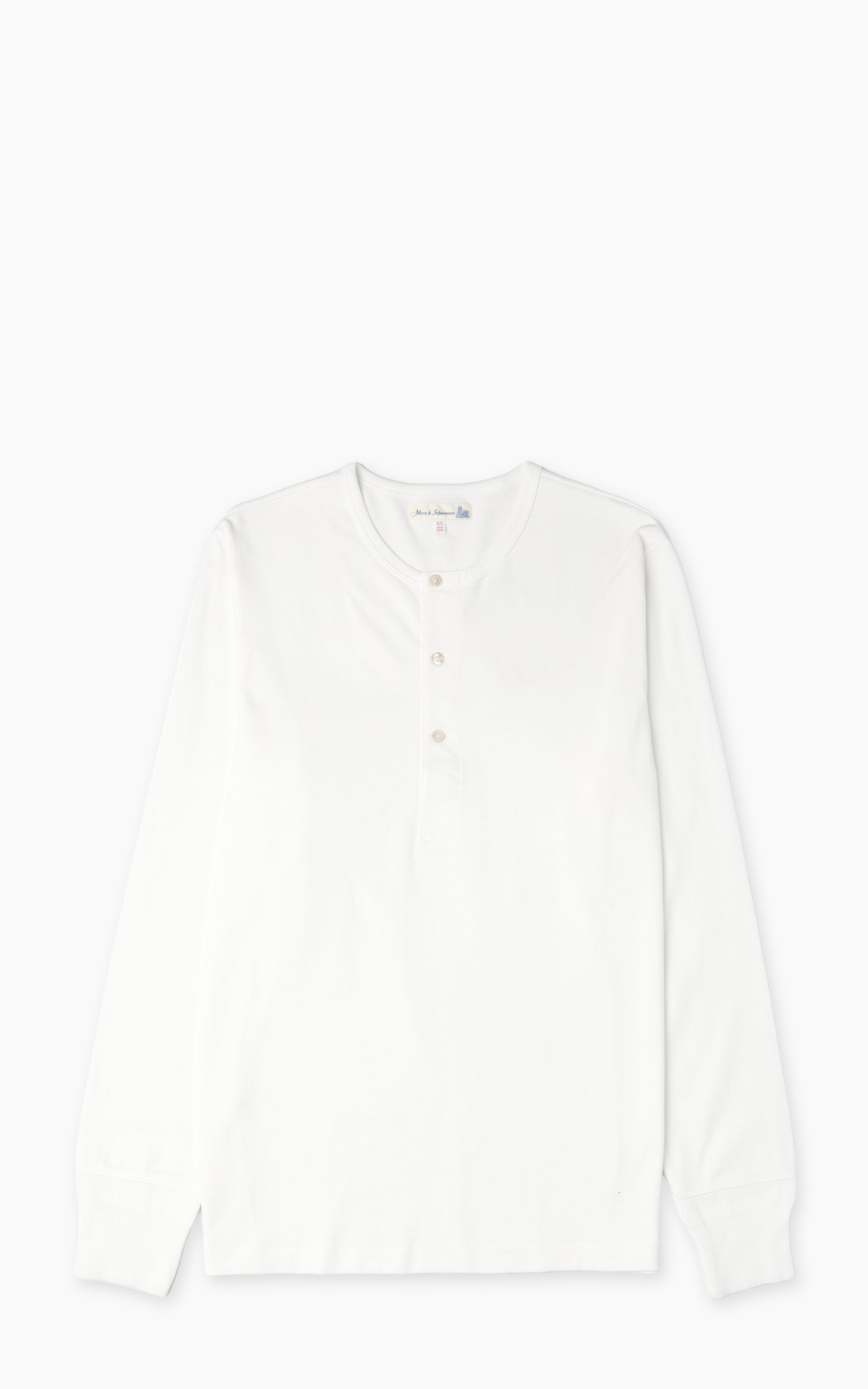 Merz b. Schwanen 2M06 Vintage Machine Refined Longsleeve White