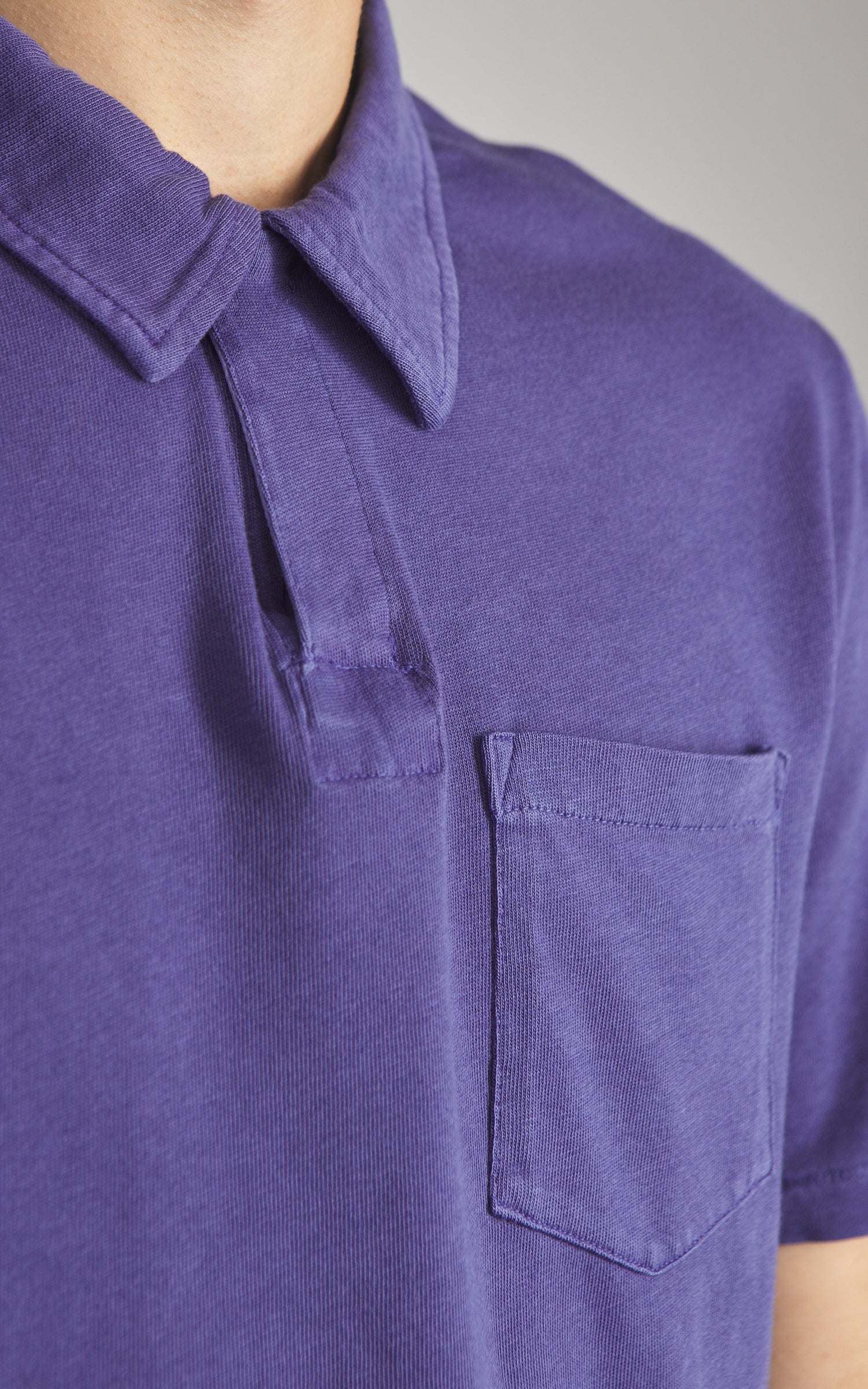 Merz b. Schwanen PLP04 Polo Shirt Purple Blue