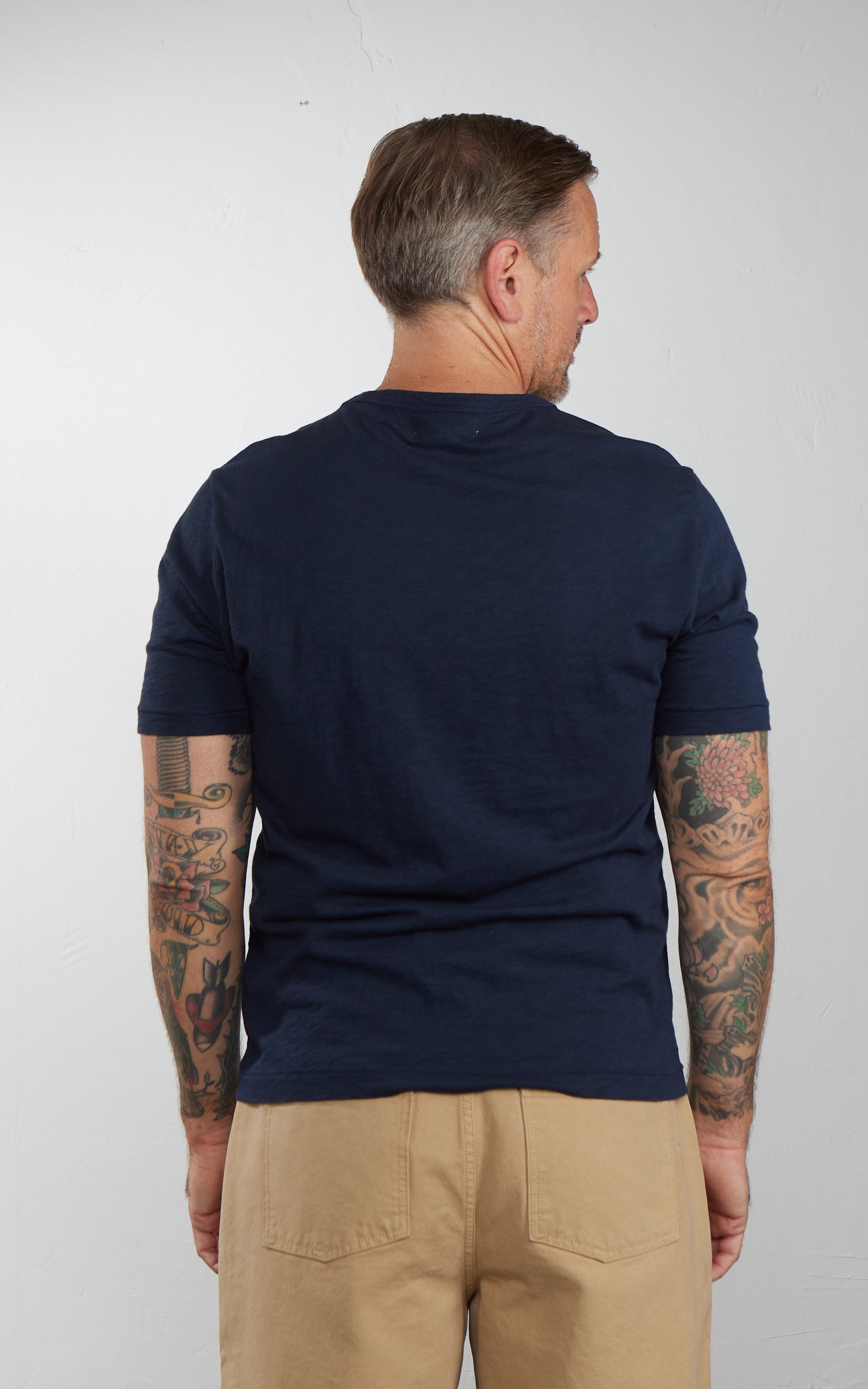 Merz b. Schwanen SCT04 T-Shirt Deep Blue