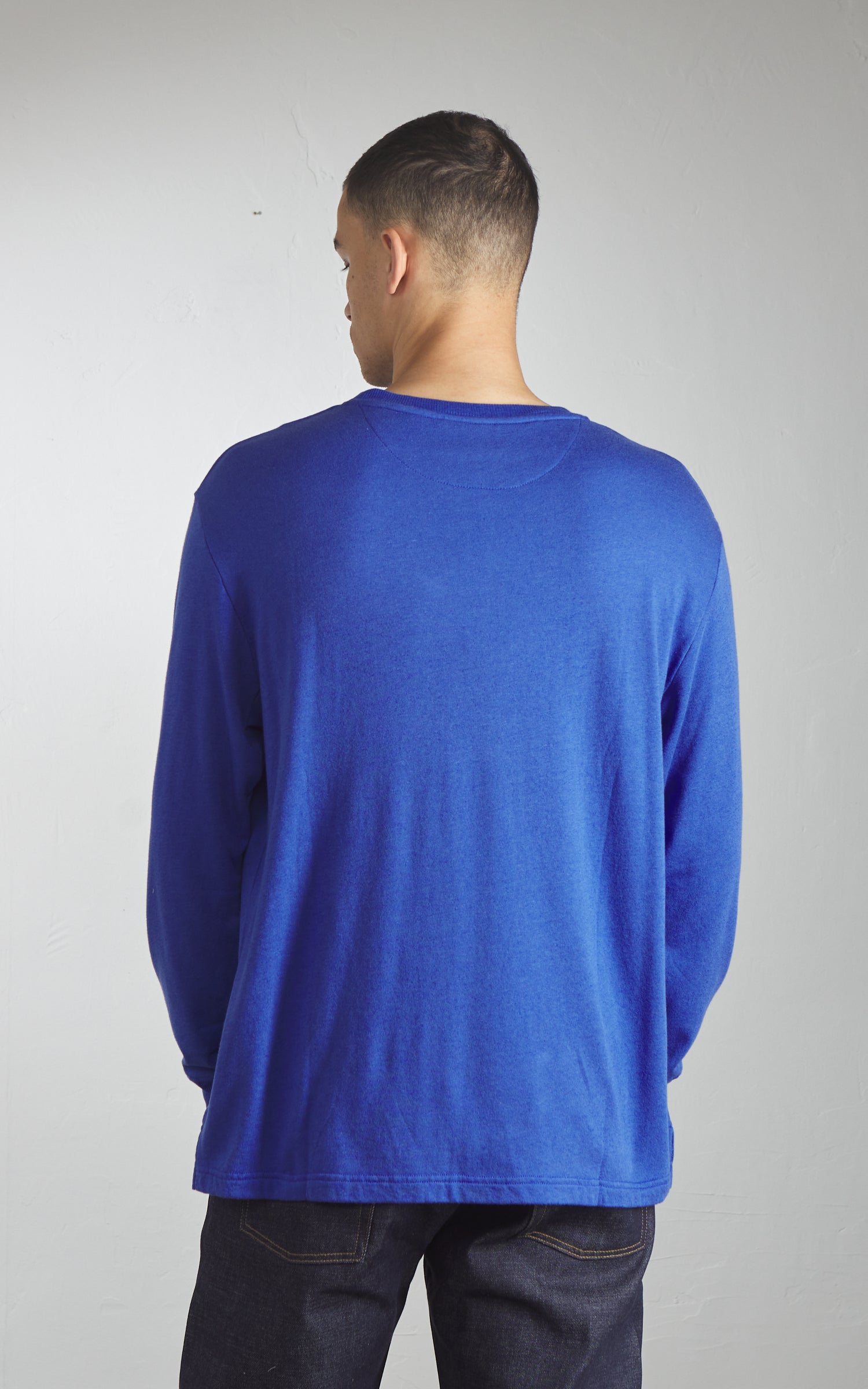 Merz b. Schwanen TLS05 Terry Longsleeve Vintage Blue