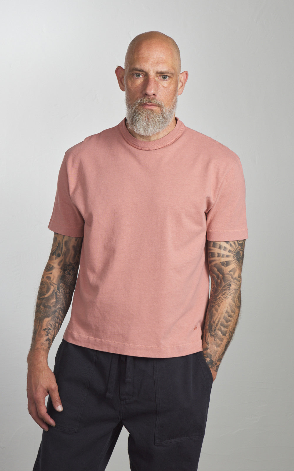 Merz b. Schwanen GHP01 Boxy Oversized T-Shirt Rosewood