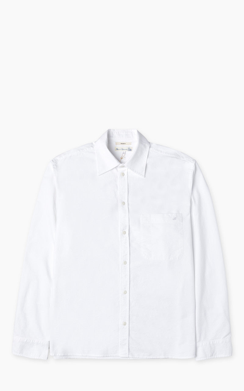 Merz b. Schwanen SHIRT11OX Oxford Shirt White