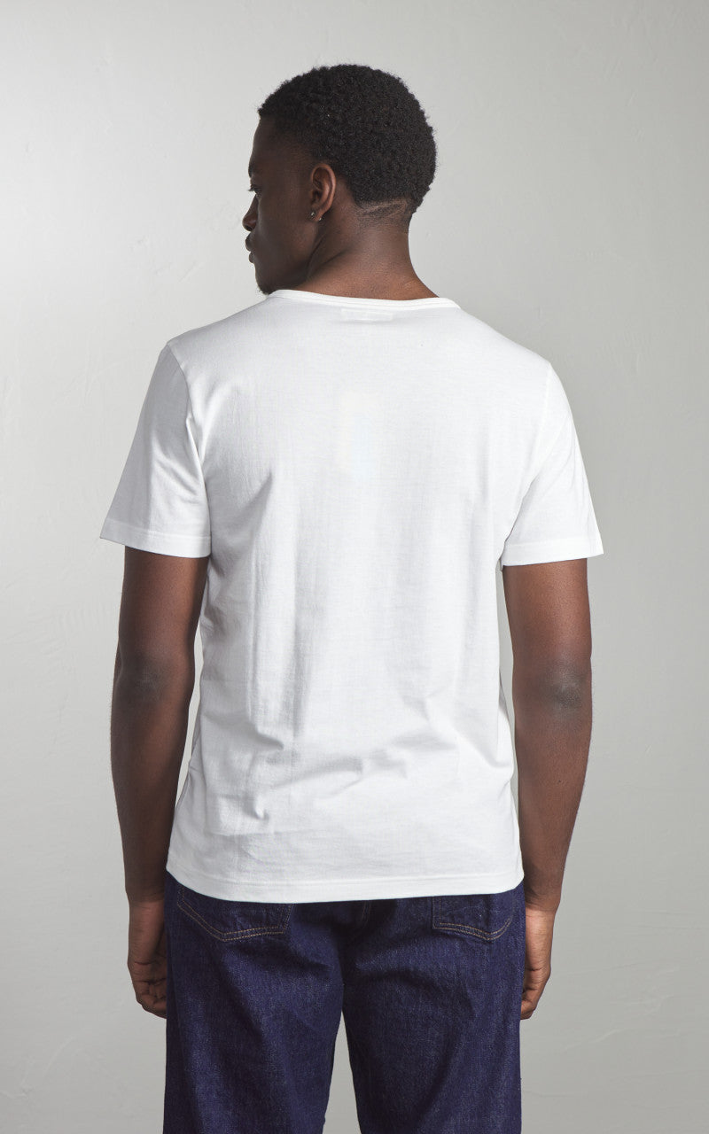 Merz b. Schwanen 1950s Crew Neck Tee White