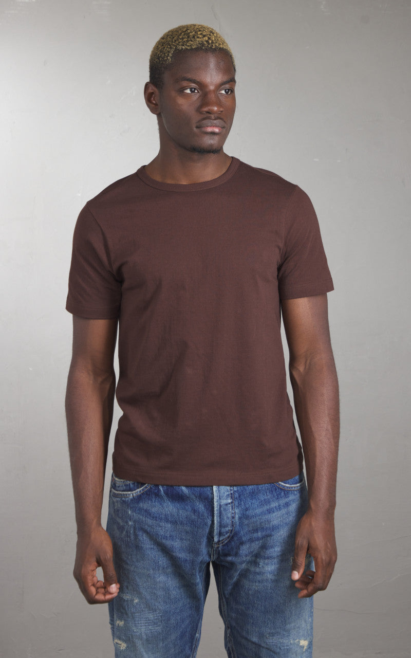 Merz b. Schwanen 1950s Crew Neck Tee Coffee