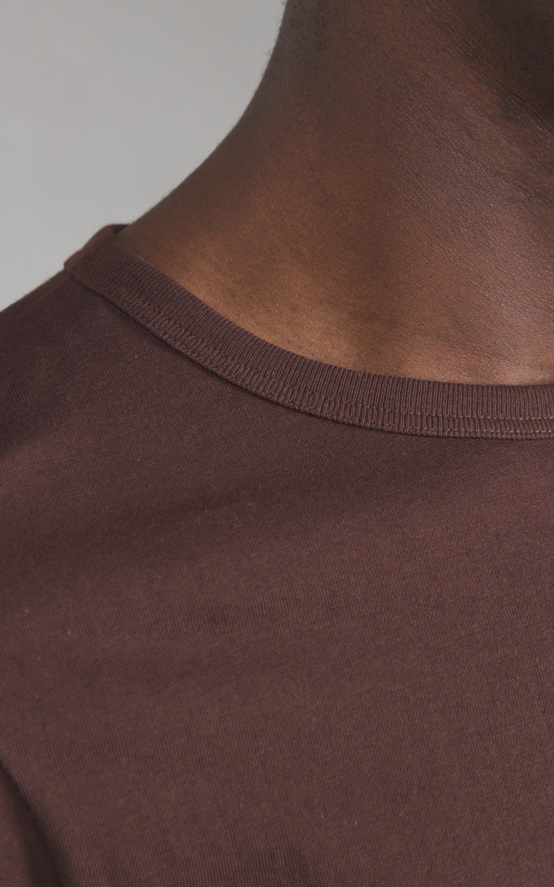 Merz b. Schwanen 1950s Crew Neck Tee Coffee