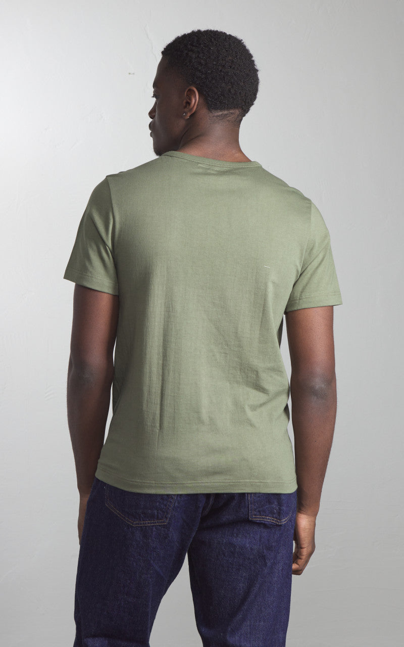 Merz b. Schwanen 1950s Crew Neck Tee Army