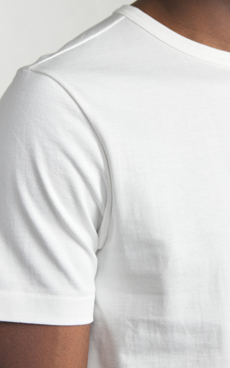 Merz b. Schwanen 215 Heavyweight Crew Neck Tee White