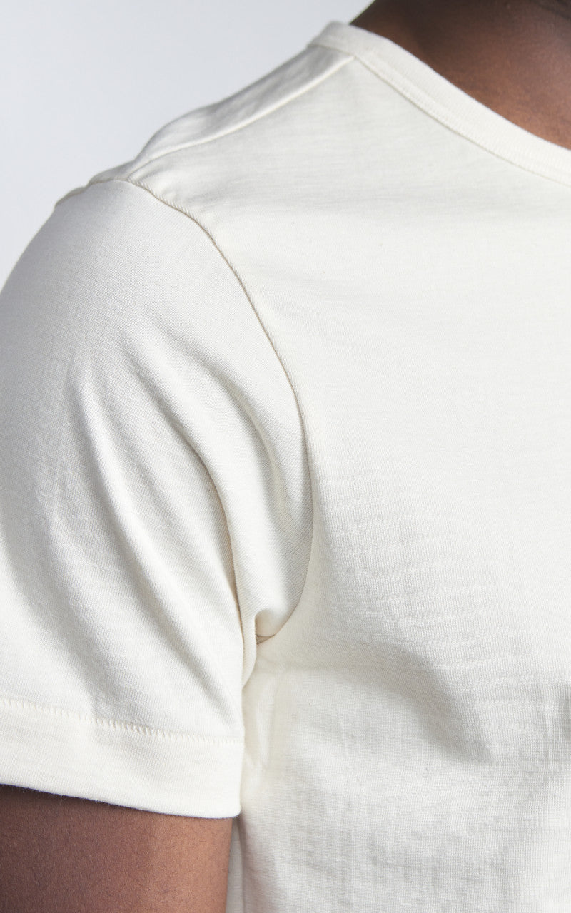 Merz b. Schwanen 215 Heavyweight Crew Neck Tee Nature