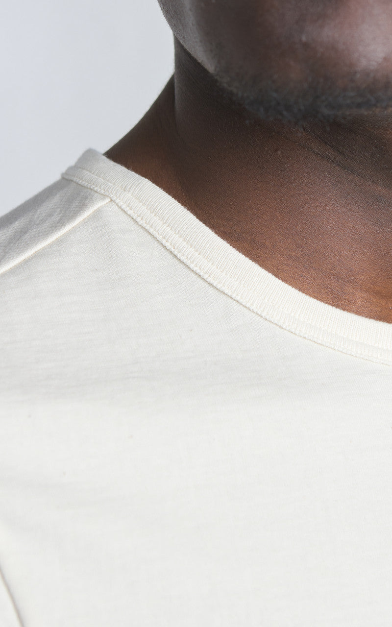 Merz b. Schwanen 215 Heavyweight Crew Neck Tee Nature