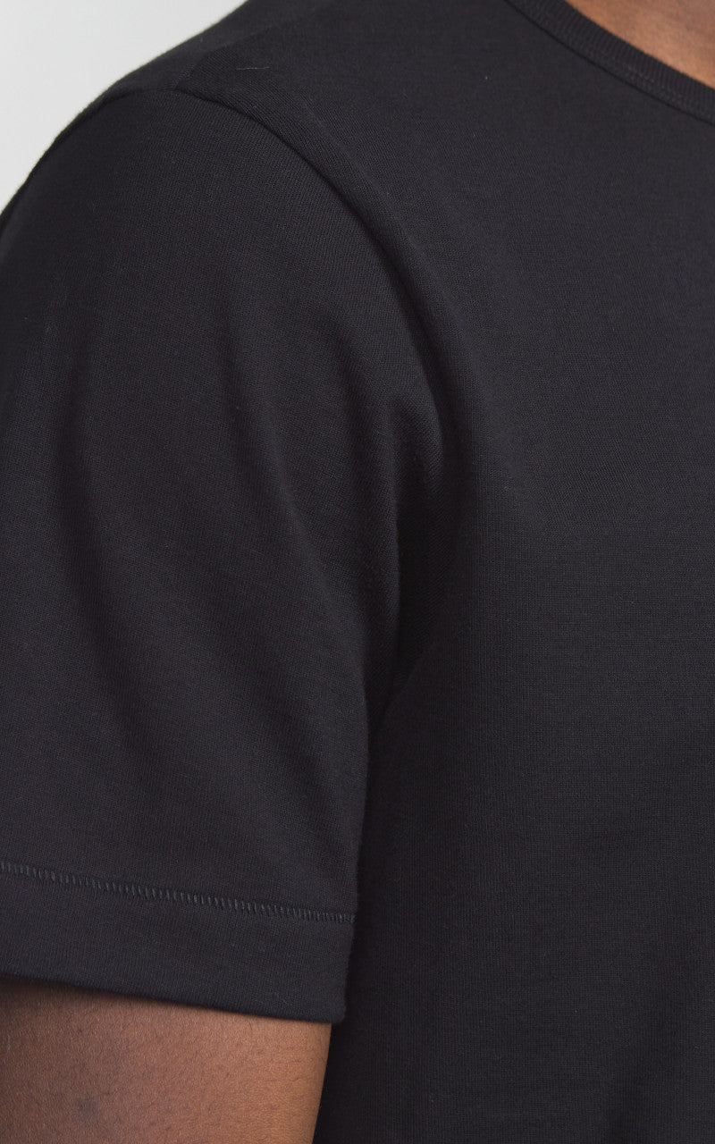 Merz b. Schwanen 2M15P Sturdy Jersey Pocket T-Shirt Black