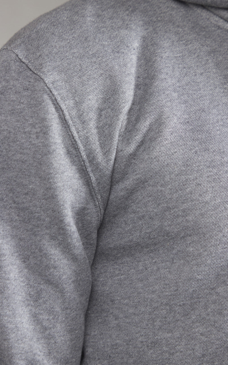 Merz b. Schwanen HDJKT02 Hooded Zip Jacket Grey Melange