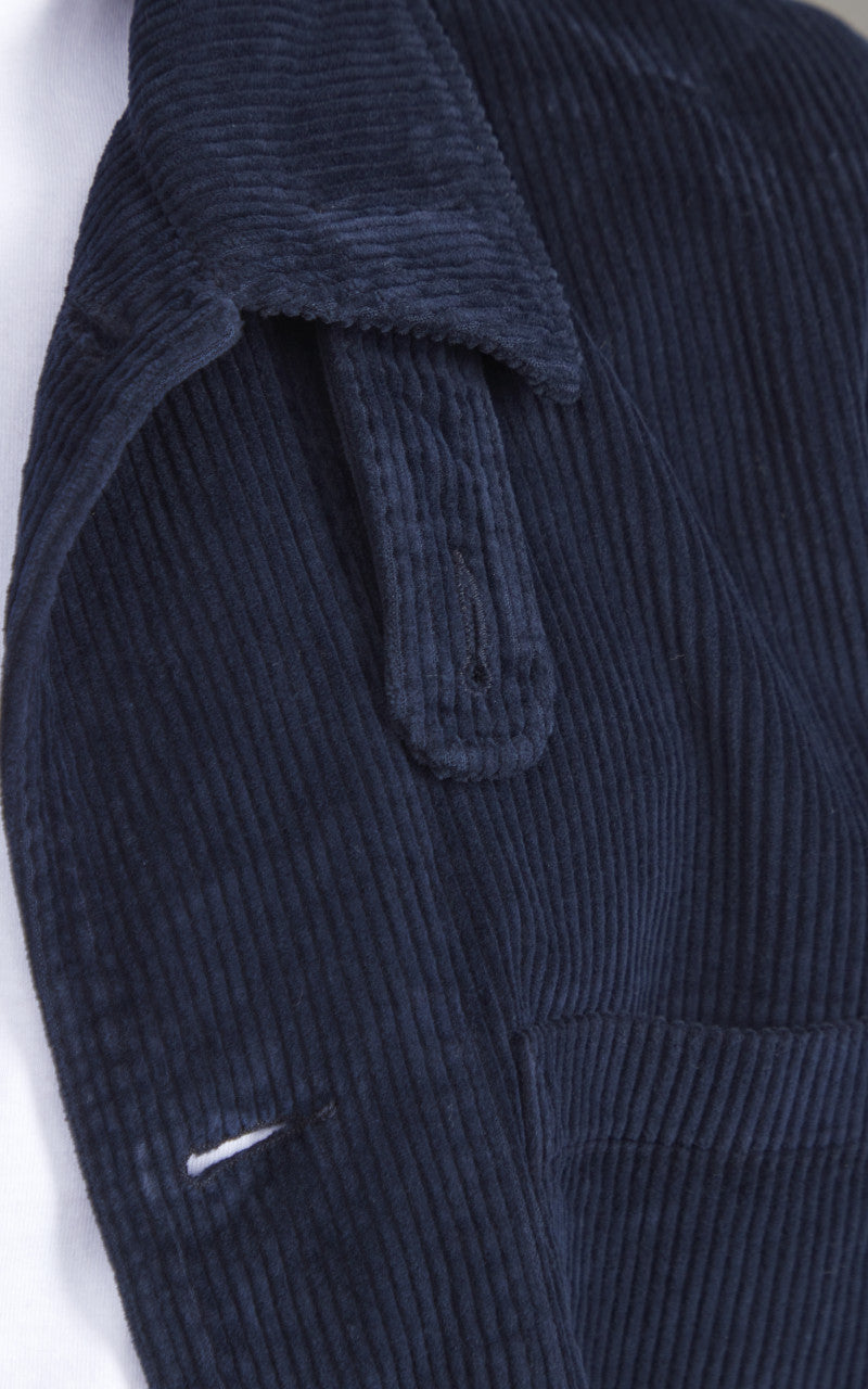Merz b. Schwanen JKT03C Corduroy Jacket Dark Navy