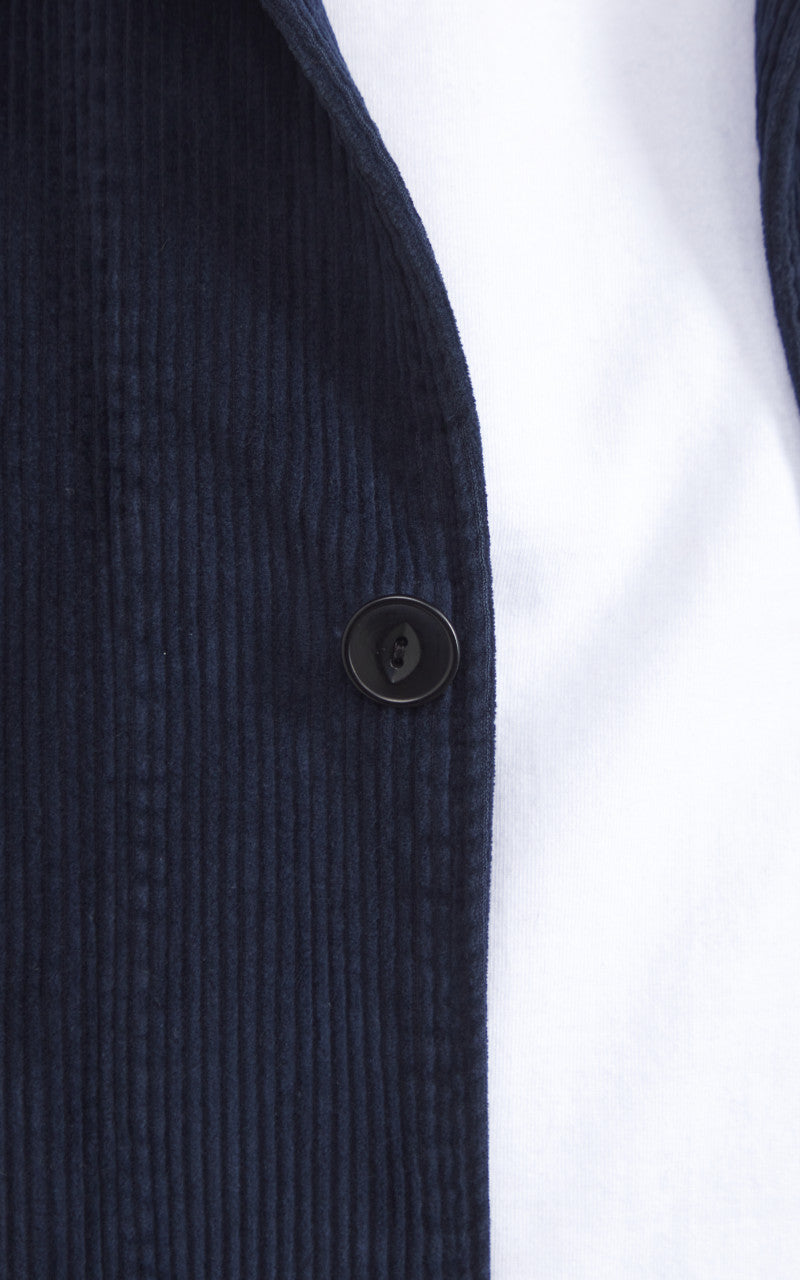 Merz b. Schwanen JKT03C Corduroy Jacket Dark Navy