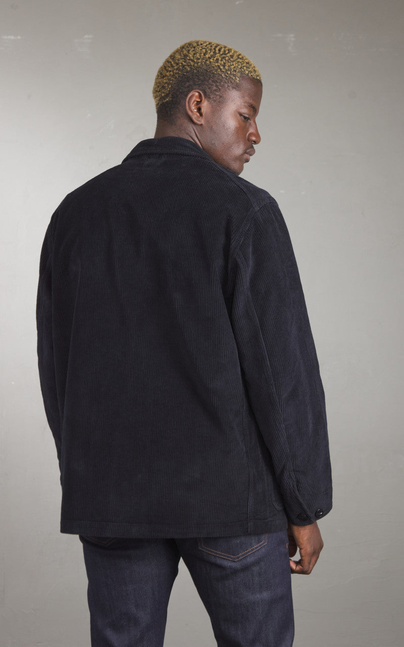Merz b. Schwanen JKT03C Corduroy Jacket Deep Black