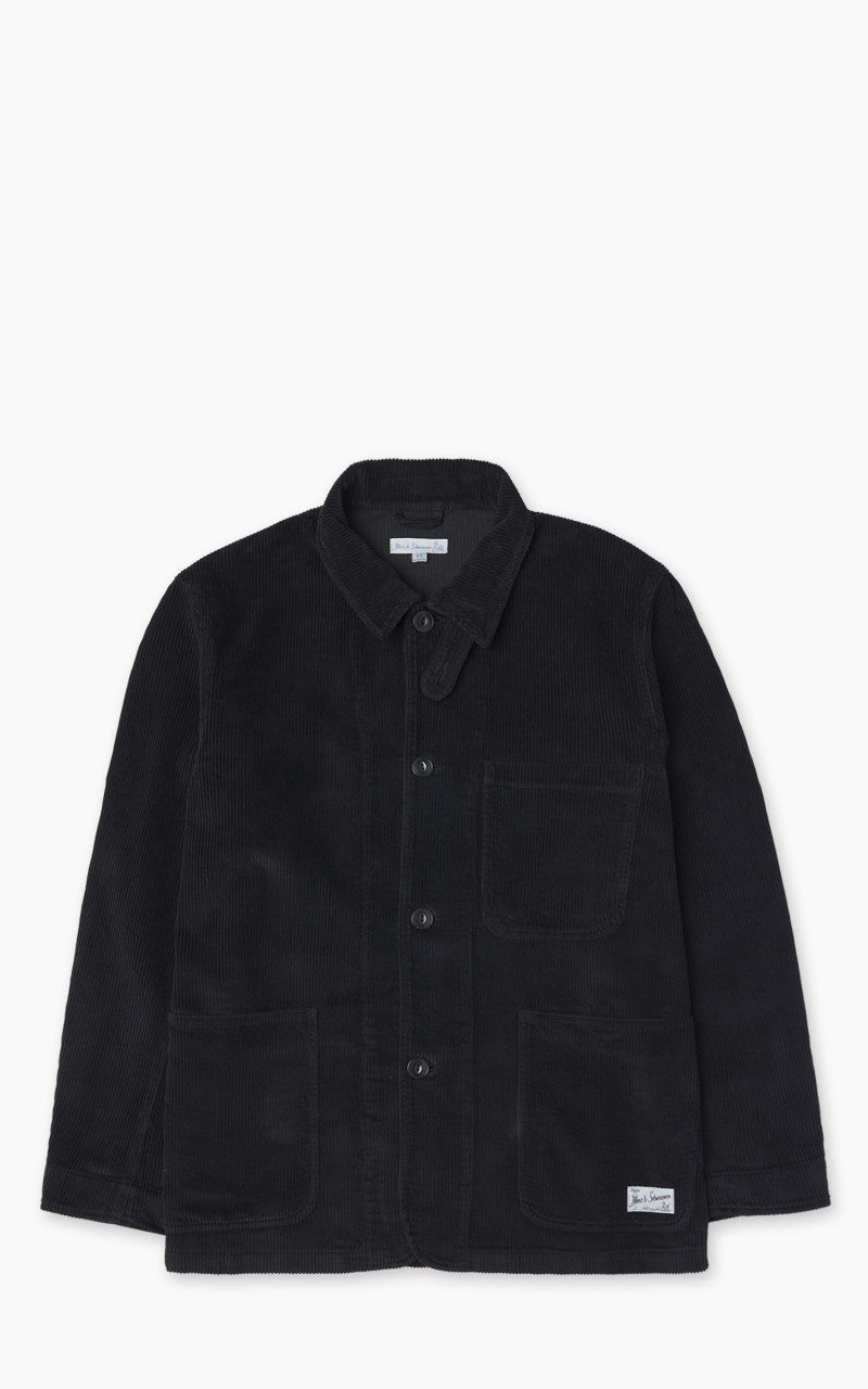 Merz b. Schwanen JKT03C Corduroy Jacket Deep Black