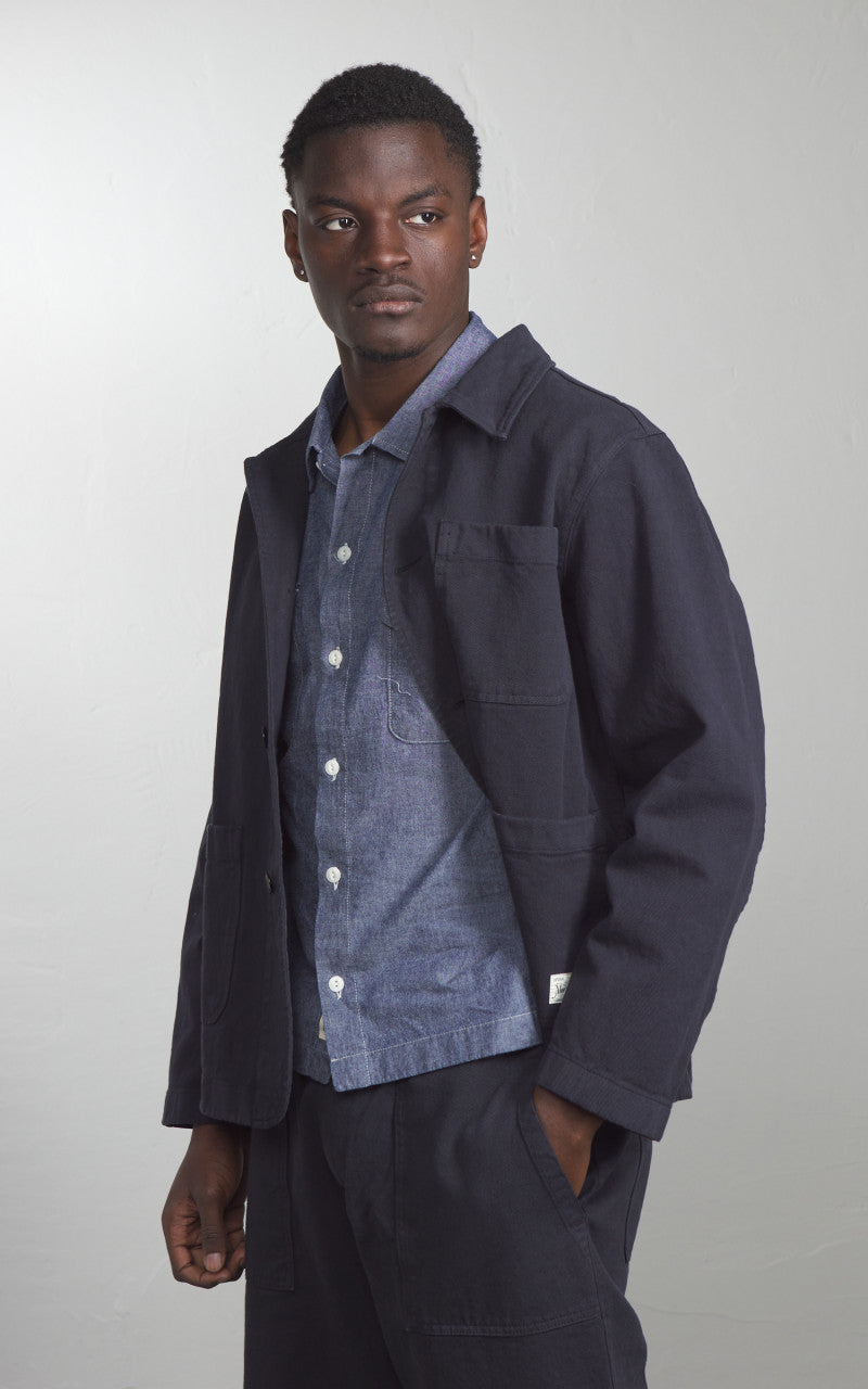 Merz b. Schwanen JKT05 Broken Twill Jacket Charcoal