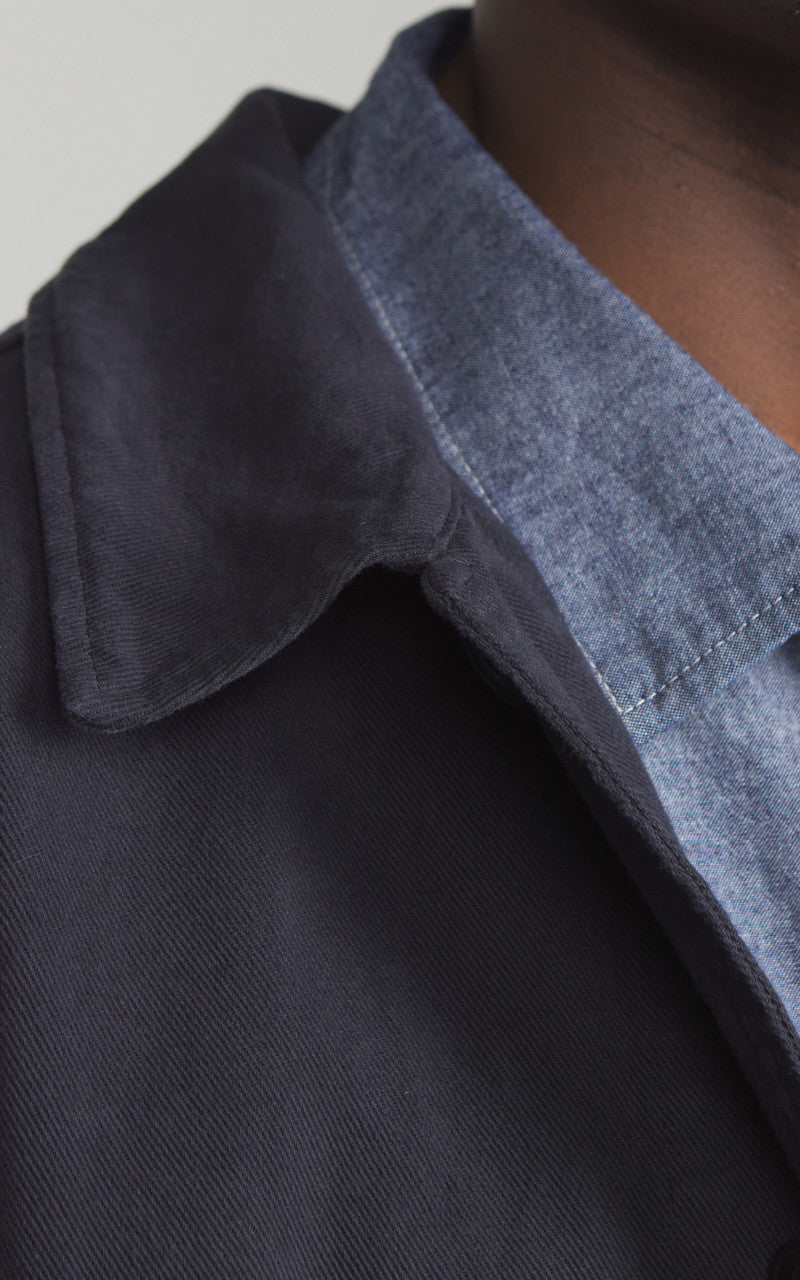 Merz b. Schwanen JKT05 Broken Twill Jacket Charcoal