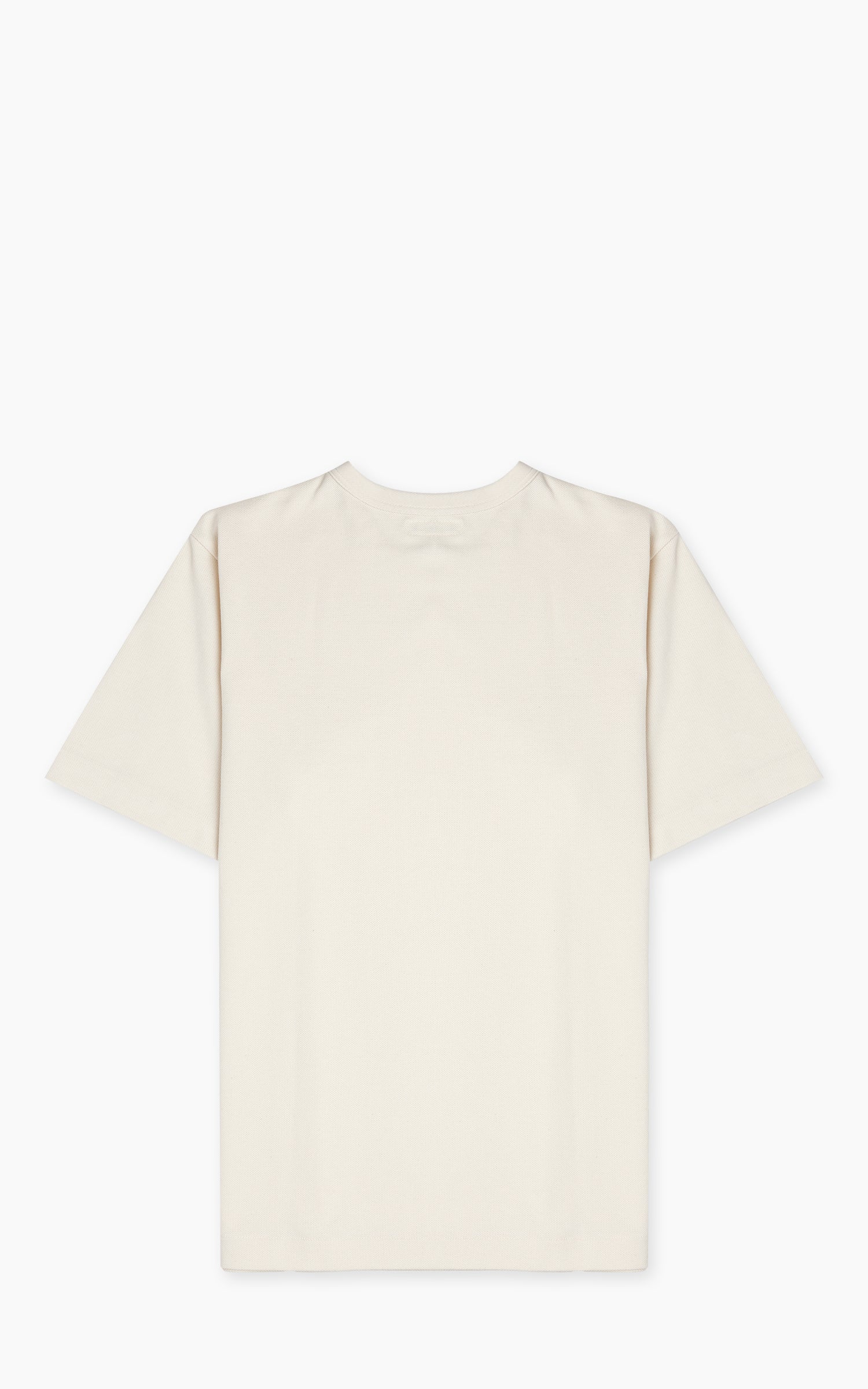 Merz b. Schwanen 214PK Crew Neck Pikée Tee Nature